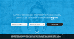 Desktop Screenshot of clinicadental-dentista.es