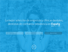 Tablet Screenshot of clinicadental-dentista.es